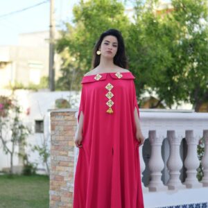 Black dress PK – embroidered with silver threads