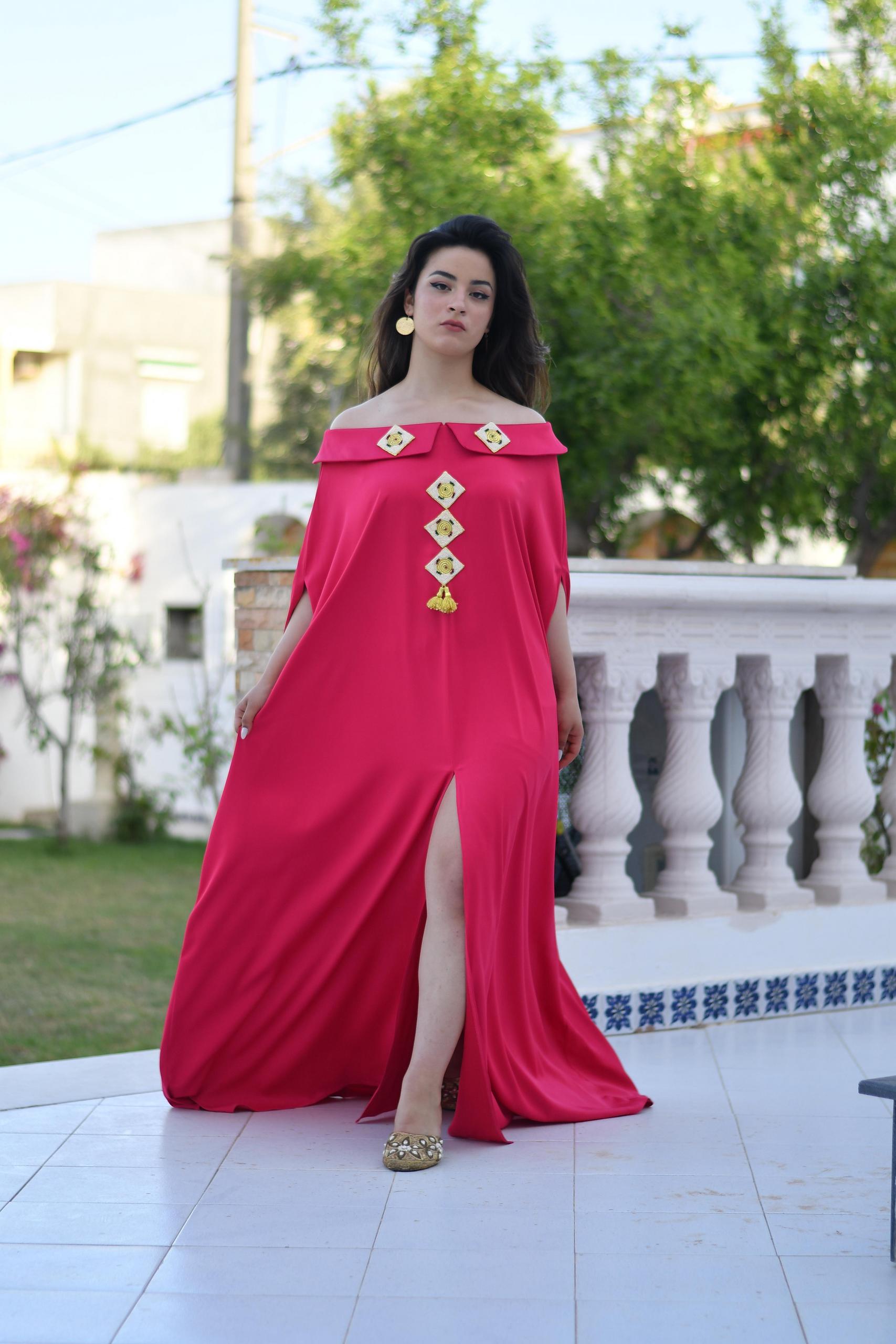 Black dress PK – embroidered with silver threads - Image 2